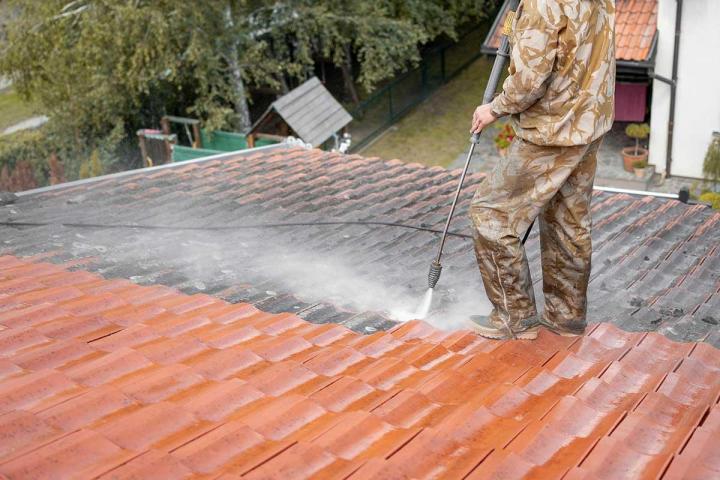 Élimination de la mousse sur toit Bourges